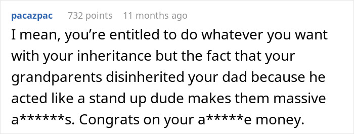 Comment on inheritance disinheritance and family conflict. Comment on inheritance disinheritance and family conflict.