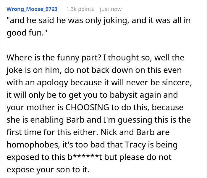 Man Always Babysits His Niece, But Refuses To Do So After She Calls Him A Slur Learned From Her Dad Man Always Babysits His Niece, But Refuses To Do So After She Calls Him A Slur Learned From Her Dad