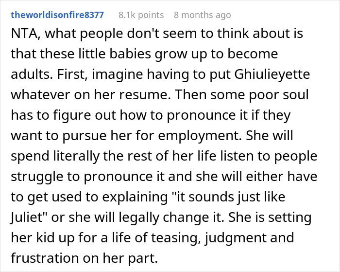 “I Thought The Spelling Was A Joke”: Parents Angry After Friend Gets Honest About Their Baby’s Name “I Thought The Spelling Was A Joke”: Parents Angry After Friend Gets Honest About Their Baby’s Name