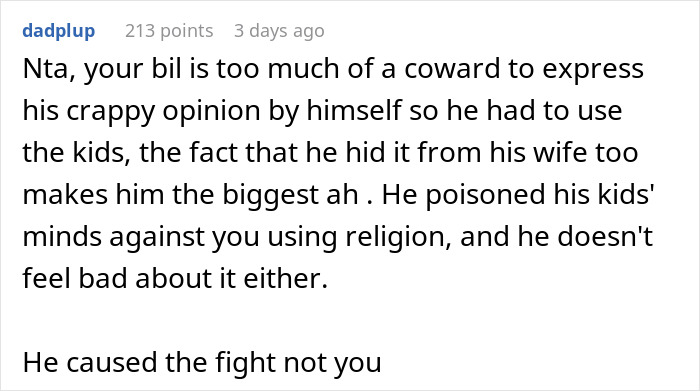 Gay Man’s BIL Poisons His Kids’ Minds That Their Uncle Is Going To Hell, Wife Is Stunned Gay Man’s BIL Poisons His Kids’ Minds That Their Uncle Is Going To Hell, Wife Is Stunned