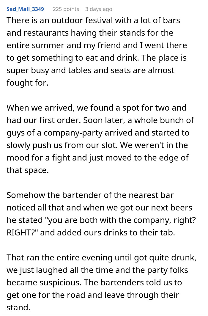 “7 Drinks, 3 Starters, And An Extra Main”: Guy Feasts As Table Thieves Unknowingly Pay His Bill “7 Drinks, 3 Starters, And An Extra Main”: Guy Feasts As Table Thieves Unknowingly Pay His Bill