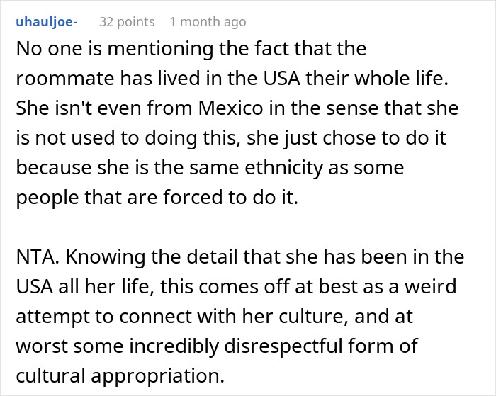 Woman Discovers Roommate’s “Gross” Habit, Gets Accused Of Disrespecting Her Culture Woman Discovers Roommate’s “Gross” Habit, Gets Accused Of Disrespecting Her Culture