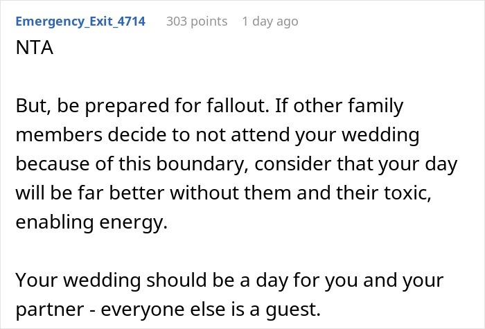 “AITA For Not Wanting My Disabled Cousin At My Wedding?” “AITA For Not Wanting My Disabled Cousin At My Wedding?”