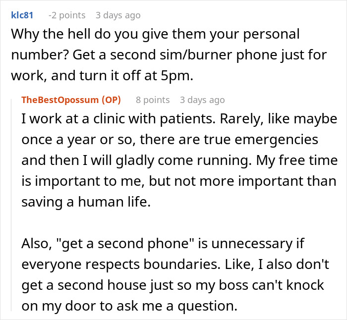 “I Know That It's Your Day Off, But”: Employee Teaches Boss To Never Bother Them On Days Off “I Know That It's Your Day Off, But”: Employee Teaches Boss To Never Bother Them On Days Off