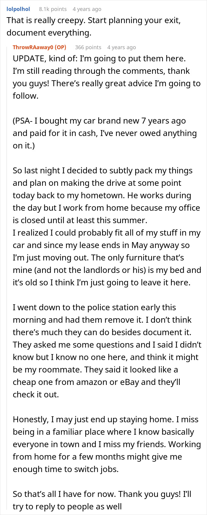 Woman Immediately Moves Out From Her Apartment When Mechanic Finds A GPS Tracker Under Her Car Woman Immediately Moves Out From Her Apartment When Mechanic Finds A GPS Tracker Under Her Car