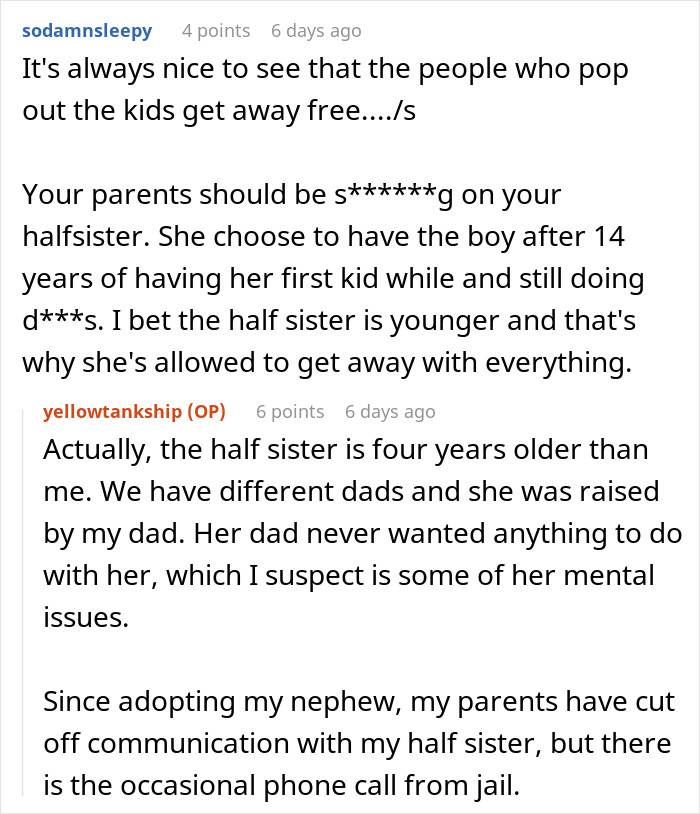 Woman Rejects Dying Parents’ Plea To Adopt Nephew: “Huge Relief That I Don't Have Kids” Woman Rejects Dying Parents’ Plea To Adopt Nephew: “Huge Relief That I Don't Have Kids”