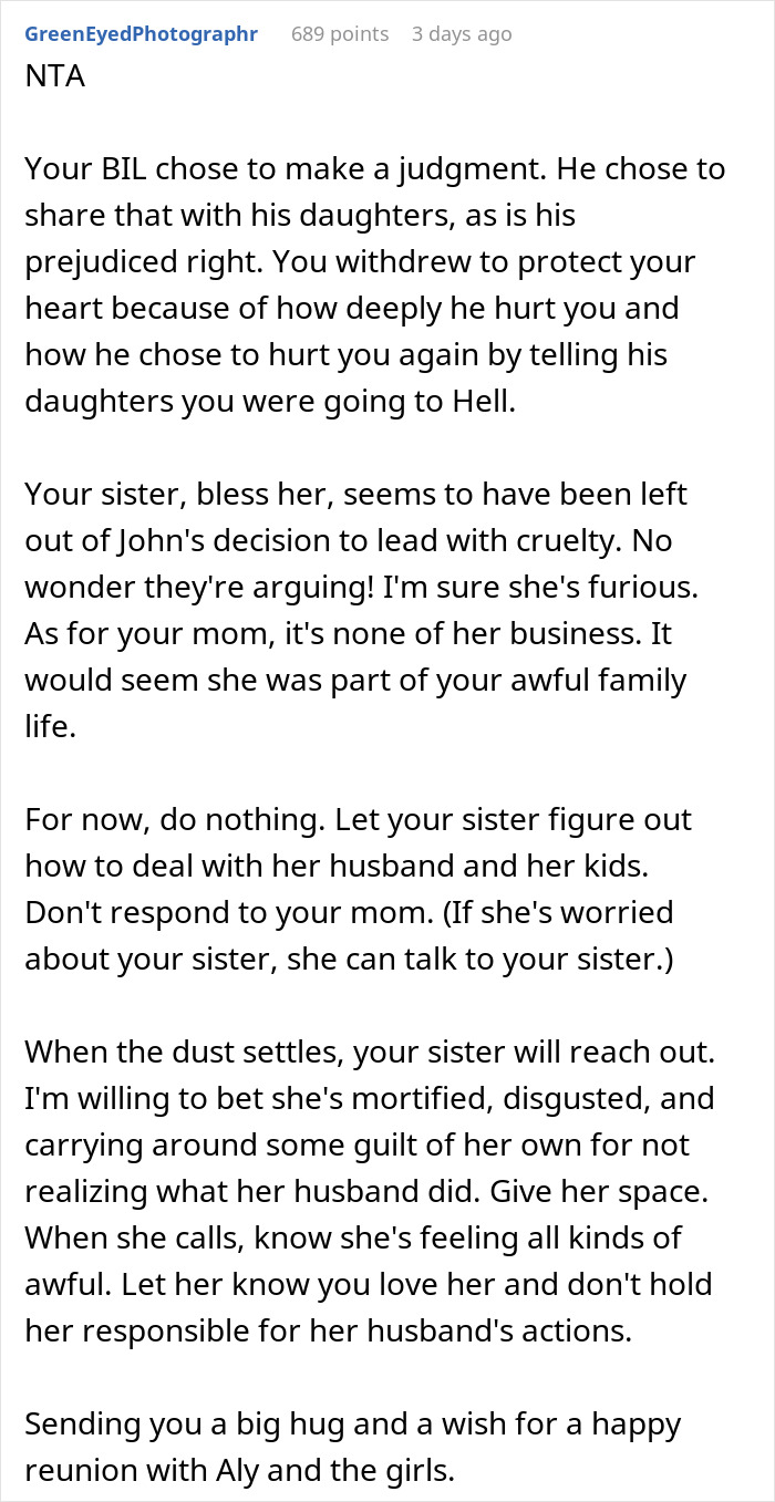 Gay Man’s BIL Poisons His Kids’ Minds That Their Uncle Is Going To Hell, Wife Is Stunned Gay Man’s BIL Poisons His Kids’ Minds That Their Uncle Is Going To Hell, Wife Is Stunned