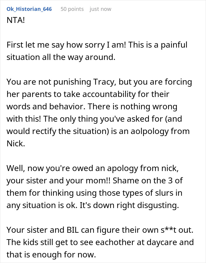 Man Always Babysits His Niece, But Refuses To Do So After She Calls Him A Slur Learned From Her Dad Man Always Babysits His Niece, But Refuses To Do So After She Calls Him A Slur Learned From Her Dad