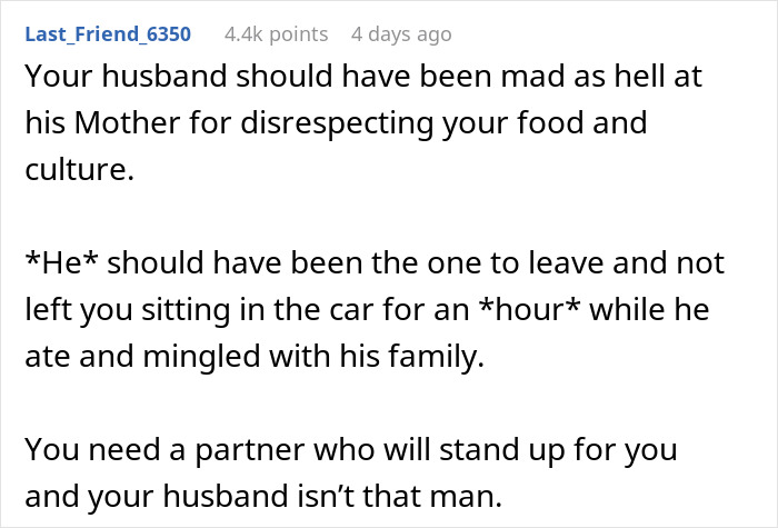 Homemade Chinese Food Makes MIL Lose It, Leaves DIL Crying In Her Car Whilst Family Dines Homemade Chinese Food Makes MIL Lose It, Leaves DIL Crying In Her Car Whilst Family Dines