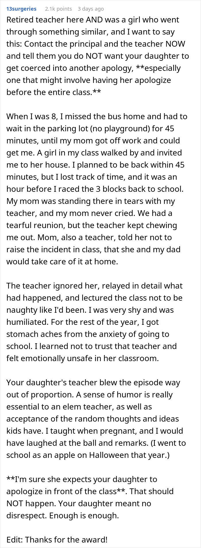 Pregnant Teacher Outraged By 6YO That Chose To Dress Up As Her For Halloween, Kid Left In Tears Pregnant Teacher Outraged By 6YO That Chose To Dress Up As Her For Halloween, Kid Left In Tears