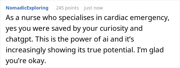 Person Vents About Their Symptoms To ChatGPT On A Whim, Ends Up Avoiding A Heart Attack Person Vents About Their Symptoms To ChatGPT On A Whim, Ends Up Avoiding A Heart Attack
