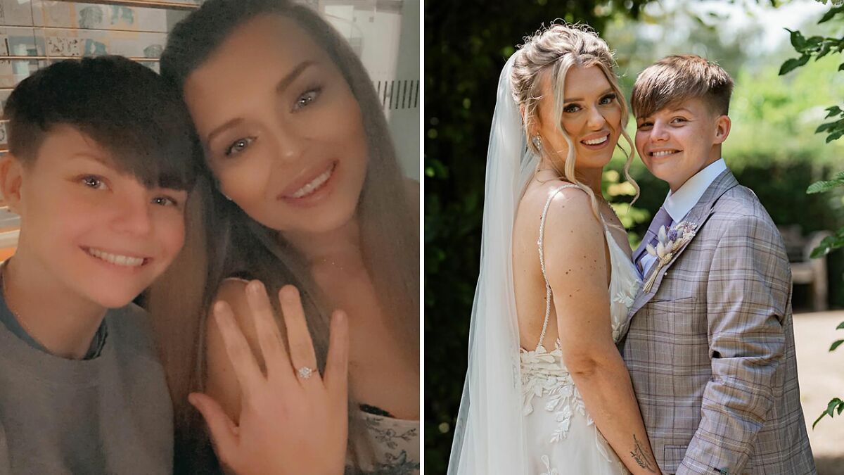 Bride Viciously Trolled For Marrying Someone Who Looks Like A “10-Year-Old” Boy