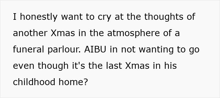 Woman Despises Idea Of Spending Another Xmas With Husband&rsquo;s Toxic Family, Hubby Says Stay Home