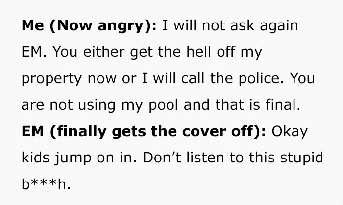 Entitled Mom Breaks Into Neighbor's Pool, Then Terrorizes The Neighborhood, Ends Up In Prison Entitled Mom Breaks Into Neighbor's Pool, Then Terrorizes The Neighborhood, Ends Up In Prison