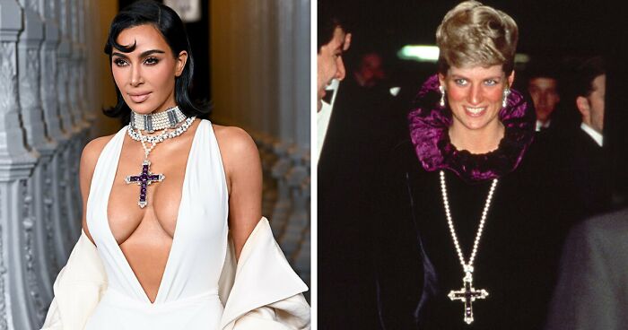 “Vulgar”: Kim Kardashian Slammed For Wearing Princess Diana’s Cross Pendant In “Sleazy” Look