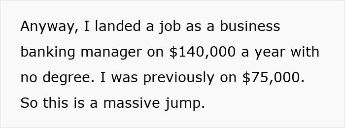 People Have Mixed Reactions To This Guy Lying To Get A $140,000 Job In Finance