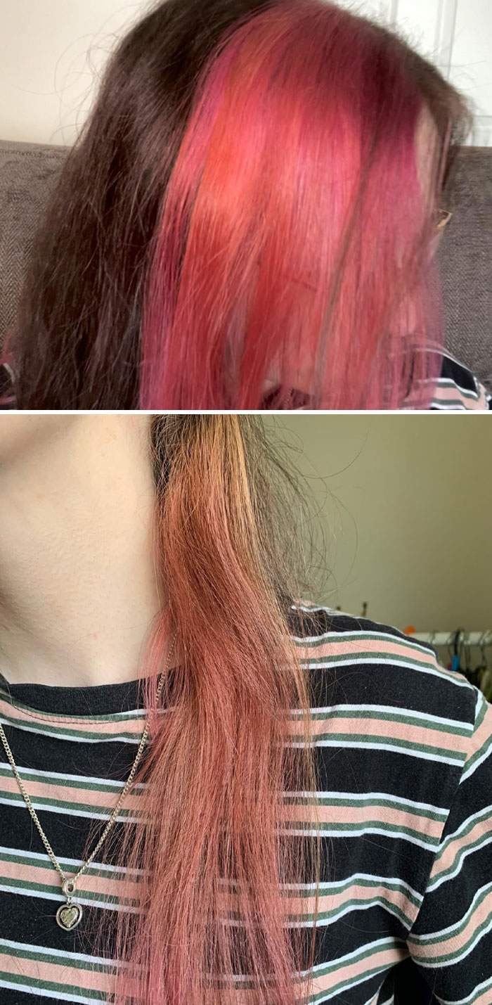 Parents Got Me A Well Known, Posh Salon Voucher For My Birthday, This Was The Result Of A €250 Dye Job