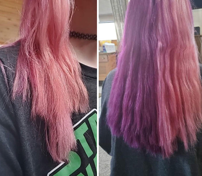 I Had Hair Down To My Hips And It Went In A Nice V, Shape But I Wanted To Get Some Of The Bleach Fried Hair Off, And This Was The Result