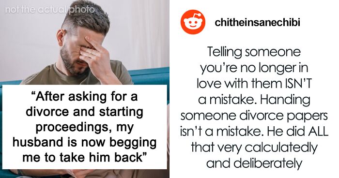 Husband Begs Wife To Cancel The Divorce He Started: “I Had To Deal With It”