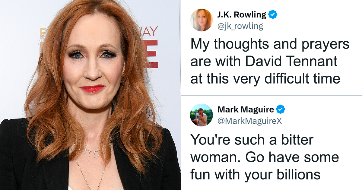 “Remember When You Were Better” JK Rowling’s Jab At David Tennant