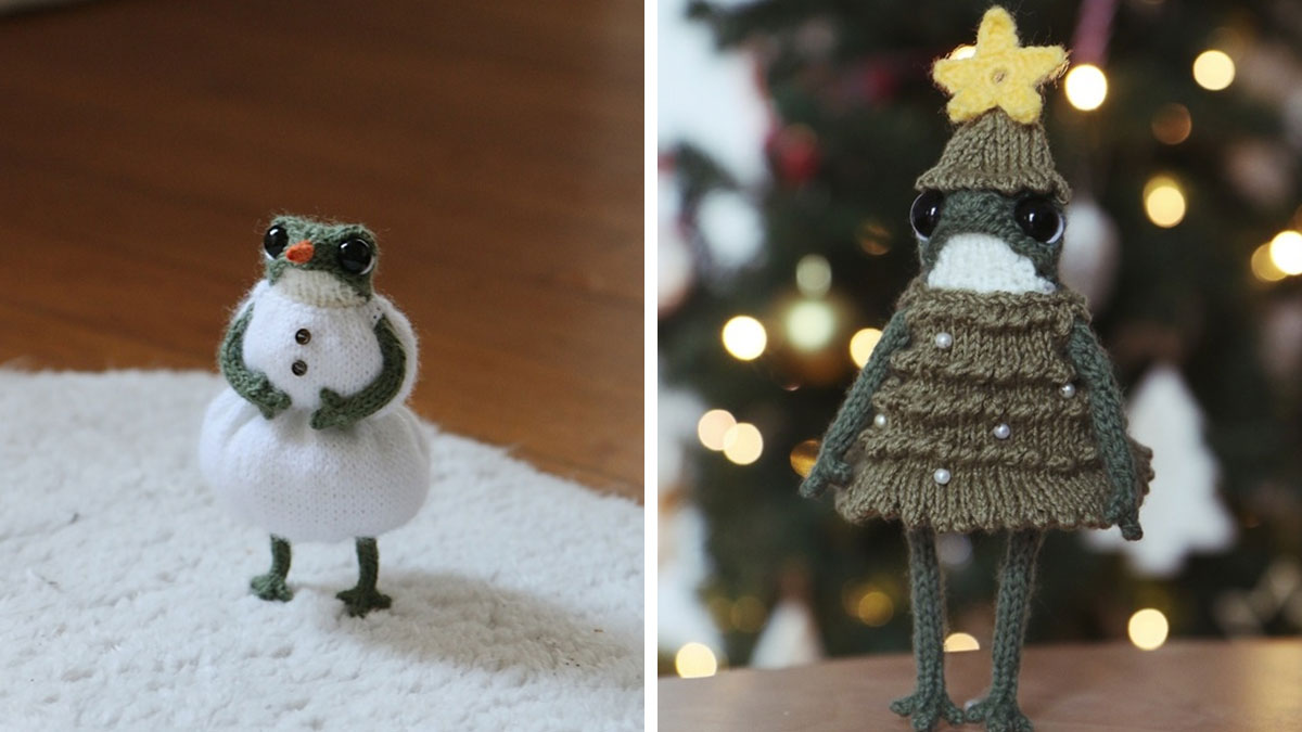 Artist Creates 47 Miniature Frogs With Tiny Outfits That Are Too Adorable To Handle