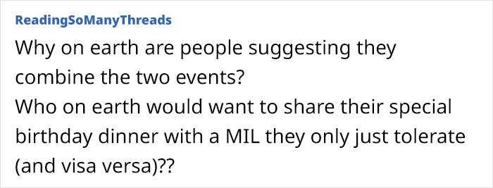 Woman Refuses To Skip Her Milestone B-Day After MIL’s Own Party Takes Husband Away Woman Refuses To Skip Her Milestone B-Day After MIL’s Own Party Takes Husband Away