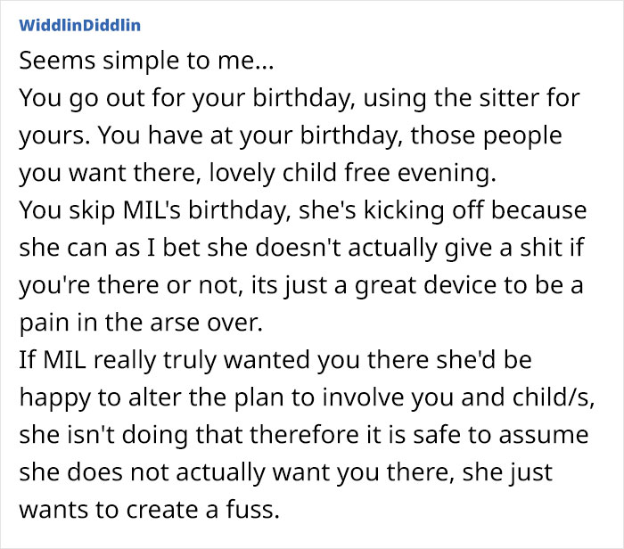 Woman Refuses To Skip Her Milestone B-Day After MIL’s Own Party Takes Husband Away Woman Refuses To Skip Her Milestone B-Day After MIL’s Own Party Takes Husband Away