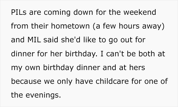 Woman Refuses To Skip Her Milestone B-Day After MIL’s Own Party Takes Husband Away Woman Refuses To Skip Her Milestone B-Day After MIL’s Own Party Takes Husband Away