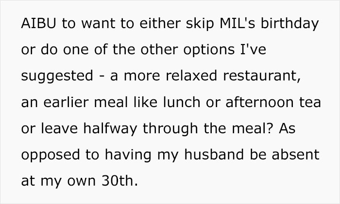 Woman Refuses To Skip Her Milestone B-Day After MIL’s Own Party Takes Husband Away Woman Refuses To Skip Her Milestone B-Day After MIL’s Own Party Takes Husband Away