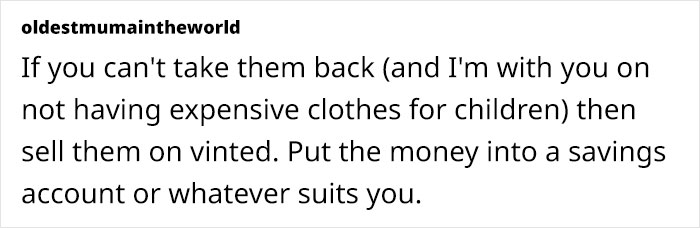 Lady Looks Gift Horse In The Mouth After MIL Gifts Grandchild Clothes, Not Toys, Netizens Slam Her Lady Looks Gift Horse In The Mouth After MIL Gifts Grandchild Clothes, Not Toys, Netizens Slam Her