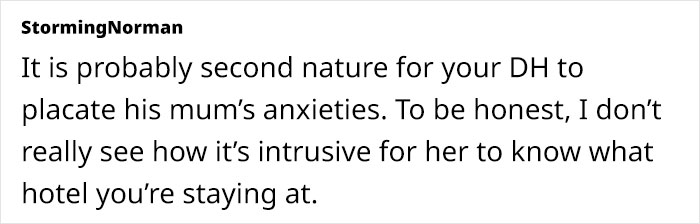 MIL Keeps Asking For Itineraries When Son Travels With Family, Wife Is Exhausted By Him Complying MIL Keeps Asking For Itineraries When Son Travels With Family, Wife Is Exhausted By Him Complying