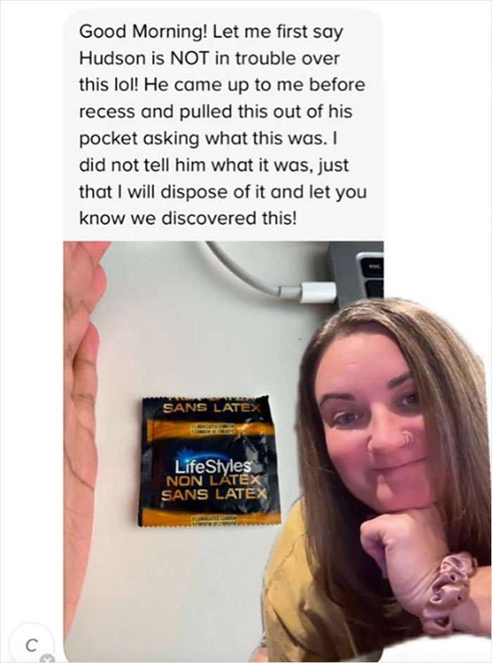 Kindergarten Teacher Sends "Shocking" Text To Mom After Kid Pulls Contraceptive From His Pocket Kindergarten Teacher Sends "Shocking" Text To Mom After Kid Pulls Contraceptive From His Pocket