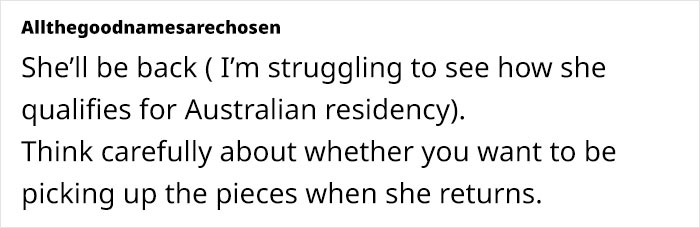 Impulsive 29YO Doesn’t Understand Reality, Moves To Australia With No Plan, Job, Or House Impulsive 29YO Doesn’t Understand Reality, Moves To Australia With No Plan, Job, Or House