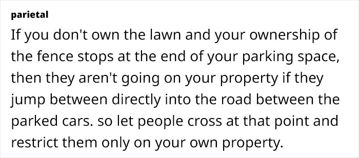 Fence-Hopping Neighbors Treat Private Yard As Public Shortcut, Homeowner Plans To Strike Back Fence-Hopping Neighbors Treat Private Yard As Public Shortcut, Homeowner Plans To Strike Back