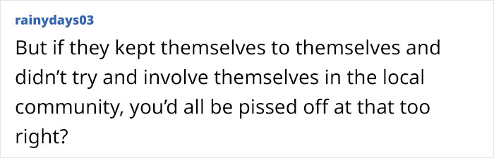 Commentary on community involvement and neighbor dynamics. Commentary on community involvement and neighbor dynamics.