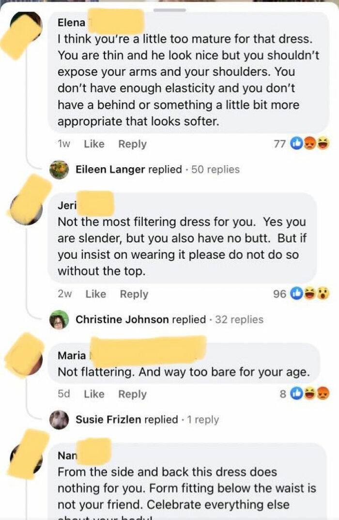 Comments Under Video Of A Woman In Her 70s Wearing A Sleeveless Dress Go Viral For Their Vileness Comments Under Video Of A Woman In Her 70s Wearing A Sleeveless Dress Go Viral For Their Vileness