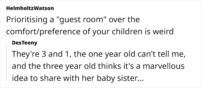 Netizens Call Out Friend For Telling Woman That Her 2 Kids Sharing A Room Shows Poverty Netizens Call Out Friend For Telling Woman That Her 2 Kids Sharing A Room Shows Poverty