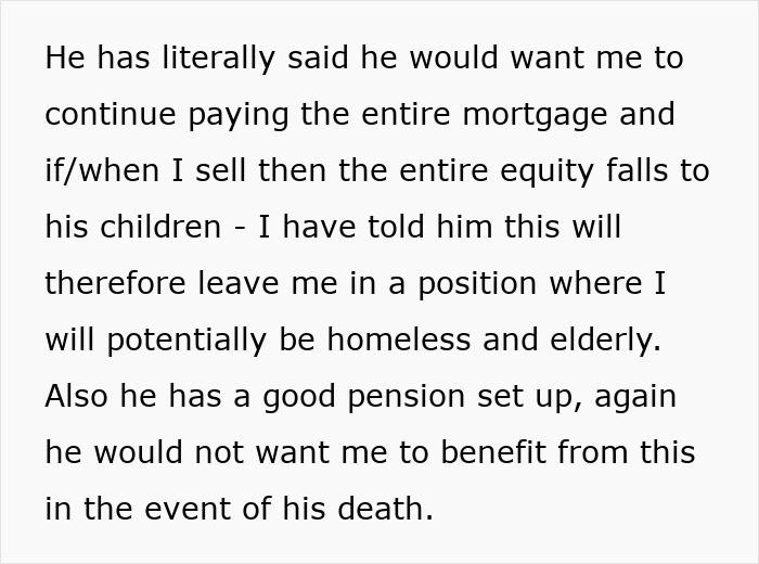 Text about a woman's financial concerns with a partner refusing commitment. Text about a woman's financial concerns with a partner refusing commitment.