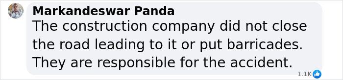 Comment discussing a fatal car crash and Google Maps leading drivers off an unfinished bridge. Comment discussing a fatal car crash and Google Maps leading drivers off an unfinished bridge.