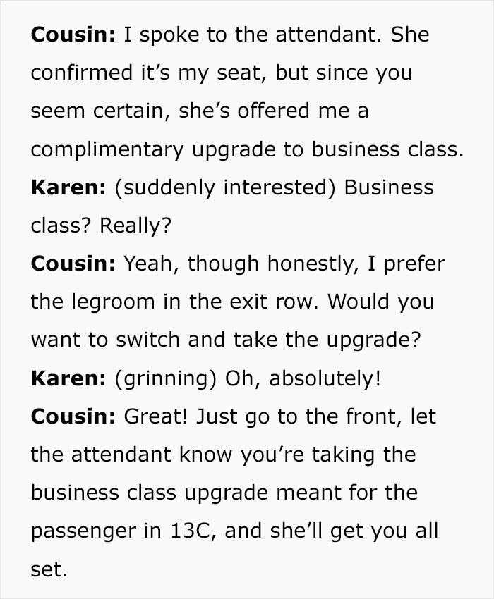 Man Outsmarts Karen Who Takes His Seat, Watches Embarrassing 20-Minute Tantrum That Follows Man Outsmarts Karen Who Takes His Seat, Watches Embarrassing 20-Minute Tantrum That Follows