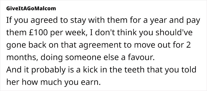 Text discussing an agreement to pay weekly rent. Text discussing an agreement to pay weekly rent.