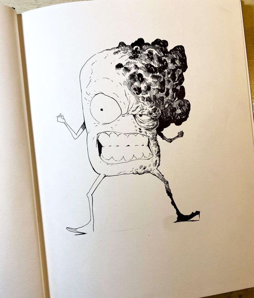 Filling My Sketchbook With These Weird Little Burnt Marshmallows. Am I Ok?