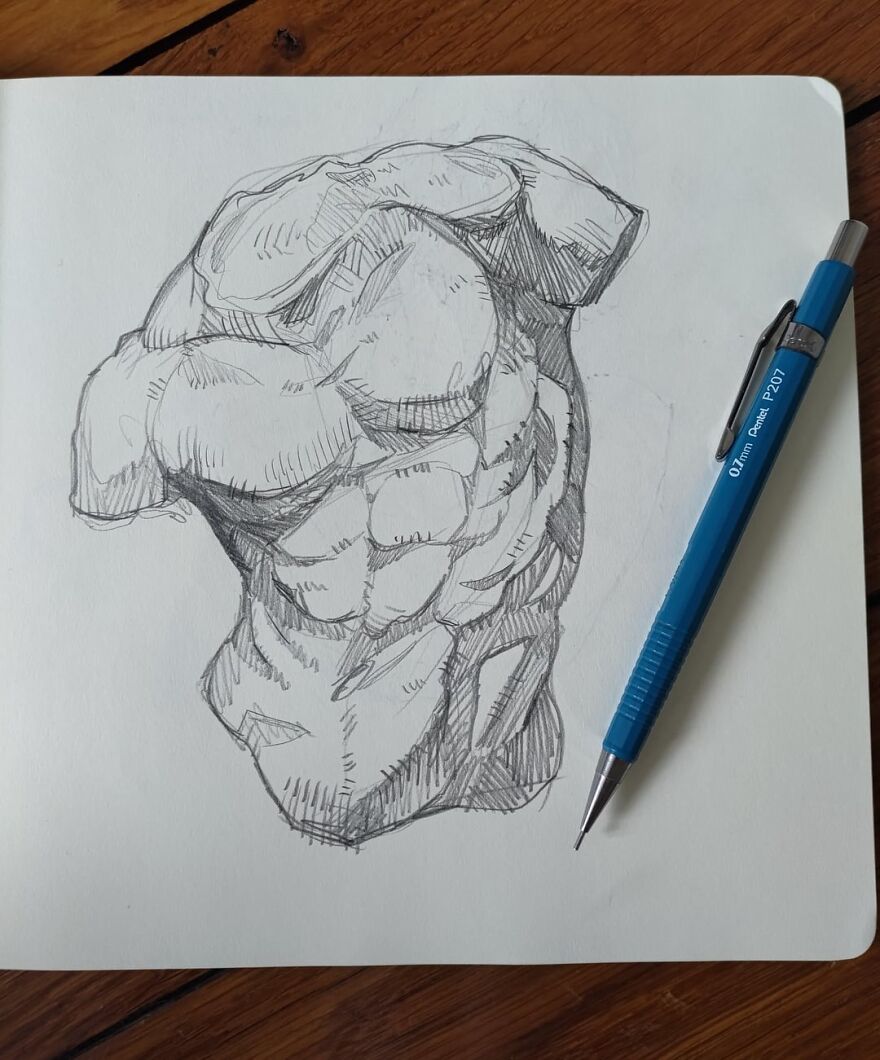 Some Sketches I Did When I Was In Italy Last Week