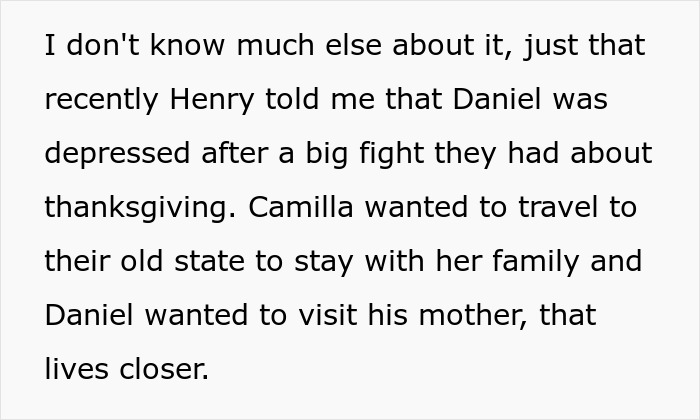 Text message revealing personal conflict about holiday plans and family disagreements. Text message revealing personal conflict about holiday plans and family disagreements.