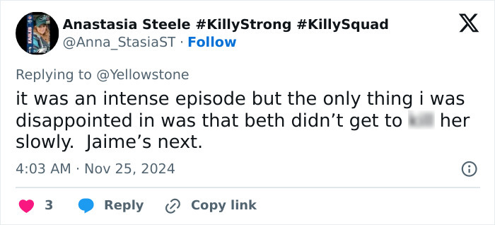 “Intense Episode”: ‘Yellowstone’ Sees Another Character’s Life Taken In Unexpected Revenge Twist “Intense Episode”: ‘Yellowstone’ Sees Another Character’s Life Taken In Unexpected Revenge Twist