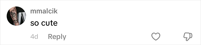 "User comment on sheep's charm with a tattooed arm visible, expressing admiration. "User comment on sheep's charm with a tattooed arm visible, expressing admiration.