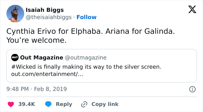 “This Made Me Believe In Miracles”: Internet Speechless After Old 'Wicked' Prediction Goes Viral “This Made Me Believe In Miracles”: Internet Speechless After Old 'Wicked' Prediction Goes Viral