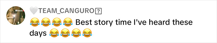 Emoji-filled comment about a DNA test story, captioned "Best story time I've heard these days". Emoji-filled comment about a DNA test story, captioned "Best story time I've heard these days".