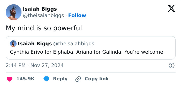 “This Made Me Believe In Miracles”: Internet Speechless After Old 'Wicked' Prediction Goes Viral “This Made Me Believe In Miracles”: Internet Speechless After Old 'Wicked' Prediction Goes Viral