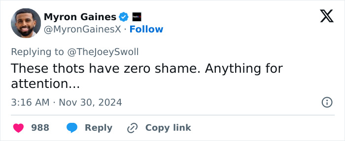 Bodybuilder Joey Swoll Shares Update On Woman “Doing Inappropriate Things” On Gym Equipment Bodybuilder Joey Swoll Shares Update On Woman “Doing Inappropriate Things” On Gym Equipment